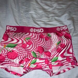 PSD Pink Cherry Pattern Boxer Briefs